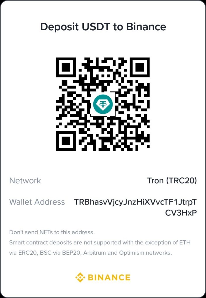QR code for USDT TRC20 wallet